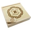 USB optional- walnut, gold or rose gold (Free engraving for the USB)