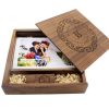 walnut wooden memory stick