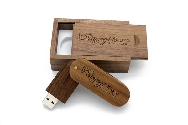 walnut wood usb drive, usb3.0 for photography
