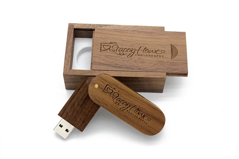 walnut wood usb drive, usb3.0 for photography