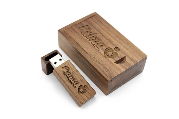 walnut wood usb sticks