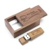 walnut wood with laser logo