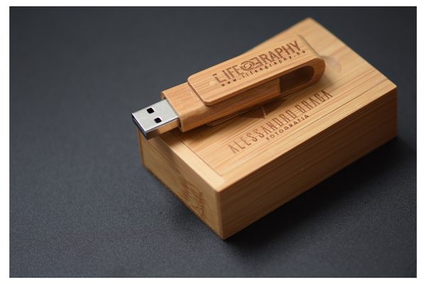 walnut wooden usb box