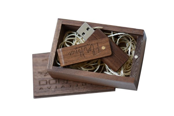 walnut wood usb box