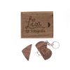walnut wood usb box,usb3.0 32gb
