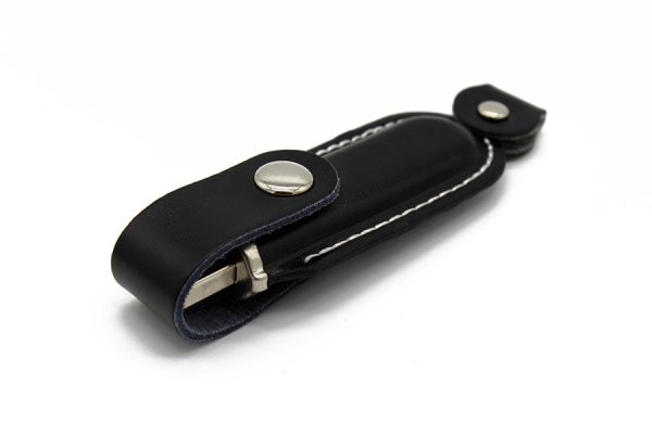 black leather usb