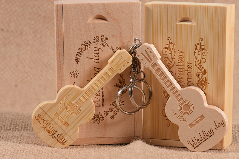 Guitar Wood USB Flash Drive