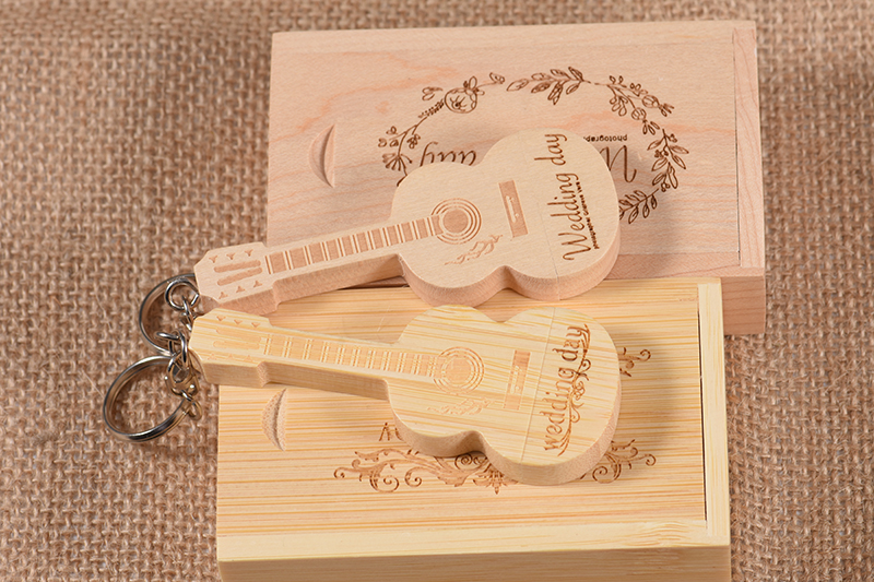 Guitar Wood USB Flash Drive