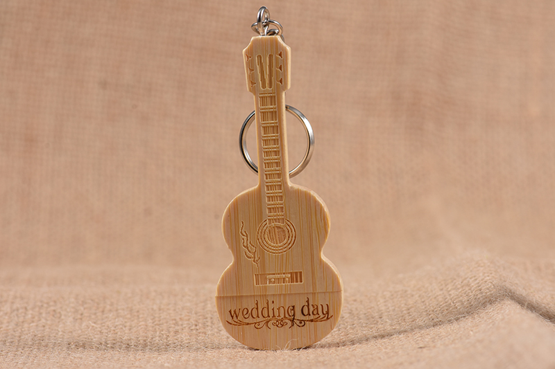 Guitar Wood USB Flash Drive