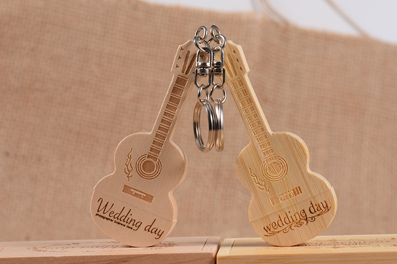 Guitar Wood USB Flash Drive