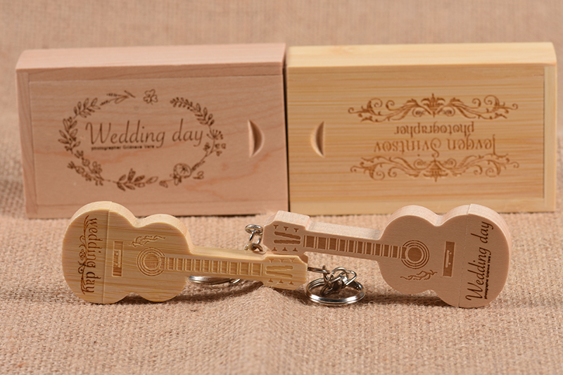 Guitar Wood USB Flash Drive