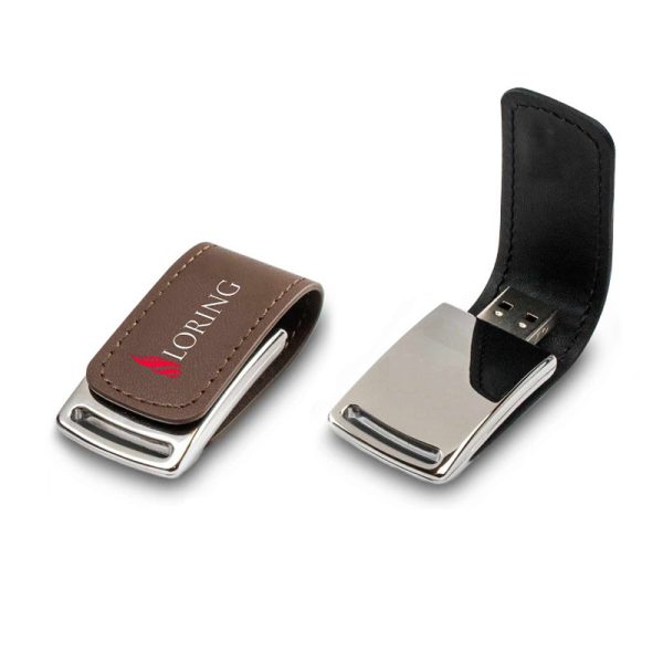 custom leather usb drive