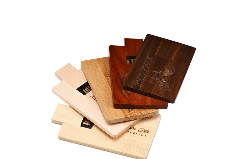 W-201 Card Wood USB Flash Drive
