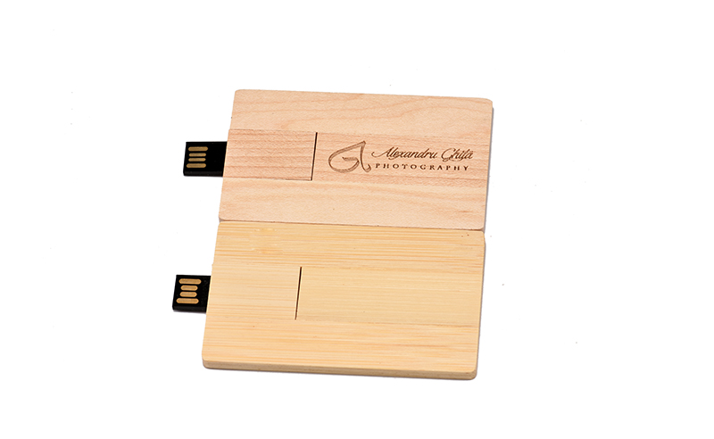 W-201 Card Wood USB Flash Drive