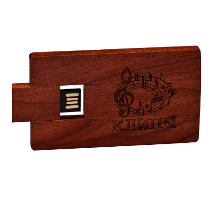 W-201 Card Wood USB Flash Drive