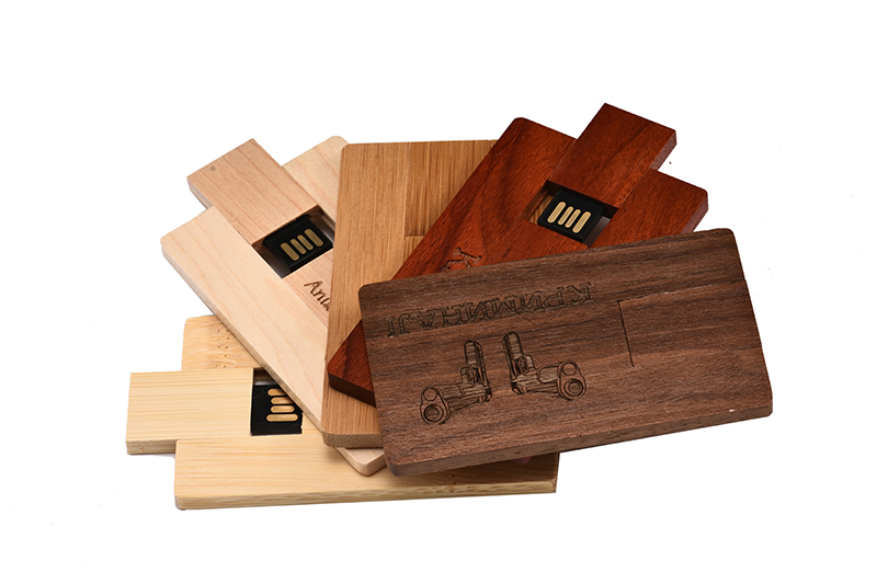 W-201 Card Wood USB Flash Drive