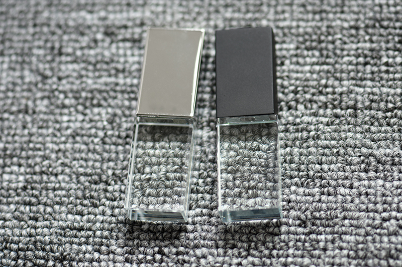S-360 Crystal USB Flash Drive with Metal Cap