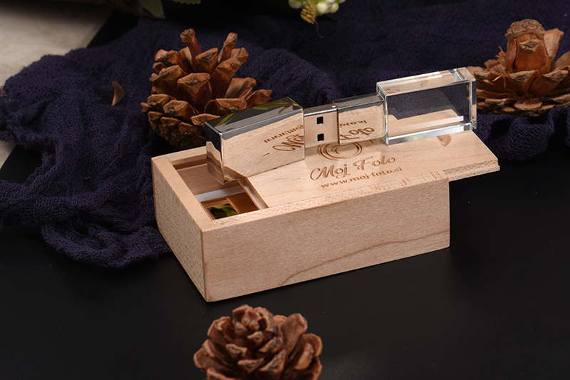 S-360 Crystal USB Flash Drive with Box packing