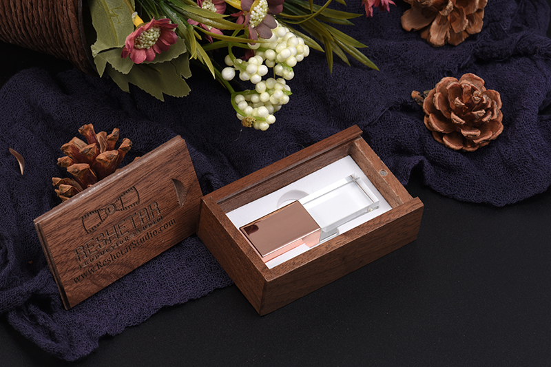 S-360 Crystal USB Flash Drive with Box packing