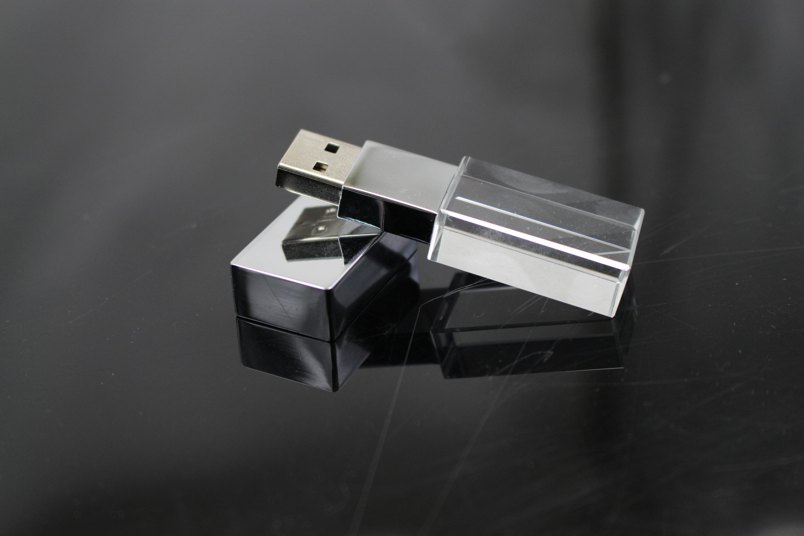 crystal usb sticks