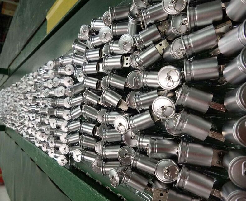 M-240 Metal Bottle Shape USB Flash Drive