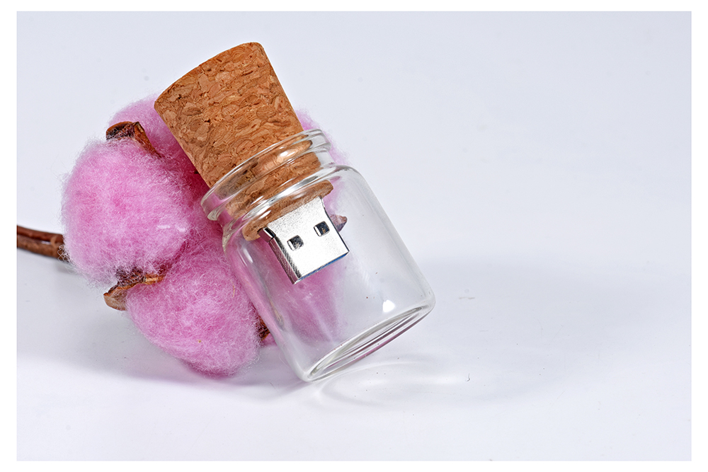 wishing bottle shape usb drive