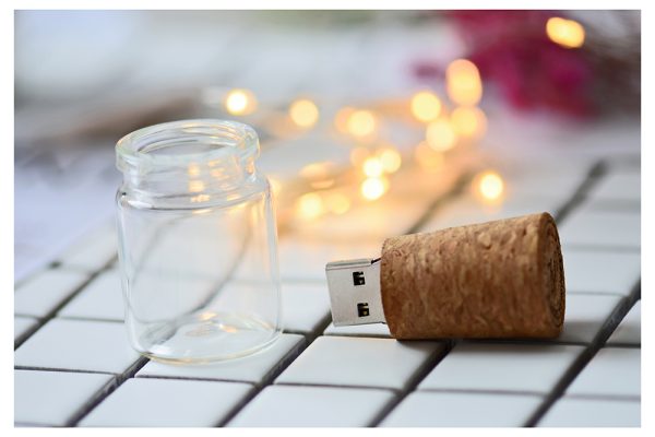 wishing bottle shape usb drive