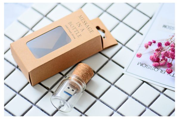 wishing bottle shape usb drive