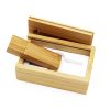 maple walnut bamboo wood box printed logo