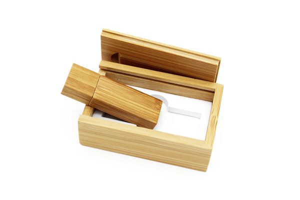 maple walnut bamboo wood box printed logo