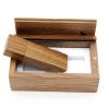 wood box with logo
