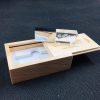 crystal usb with wood box packing