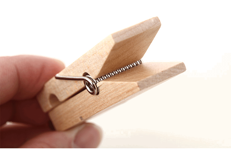 Clip Wood USB Flash Drive