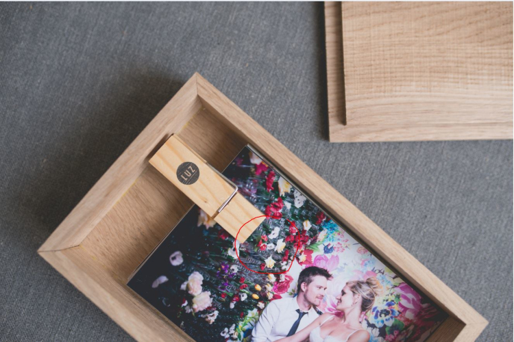 Clip Wood USB Flash Drive