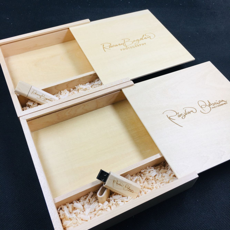 Photo Album Wood Box