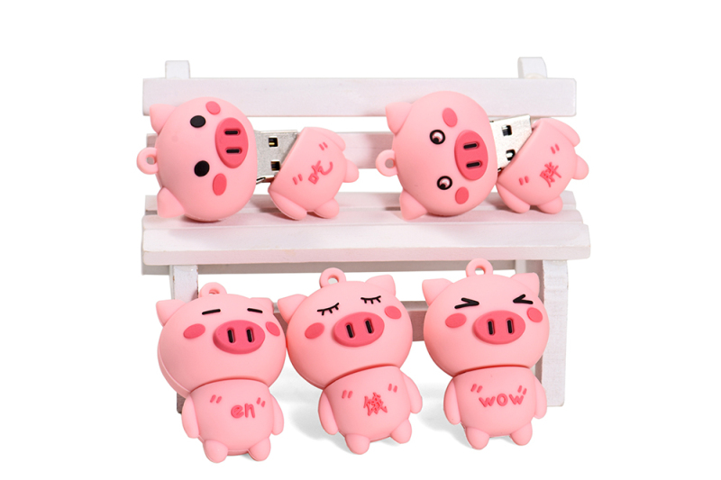 Cartoon shape PVC Custom USB