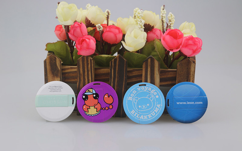C-08 Mini Round Card shape USB Flash Drive
