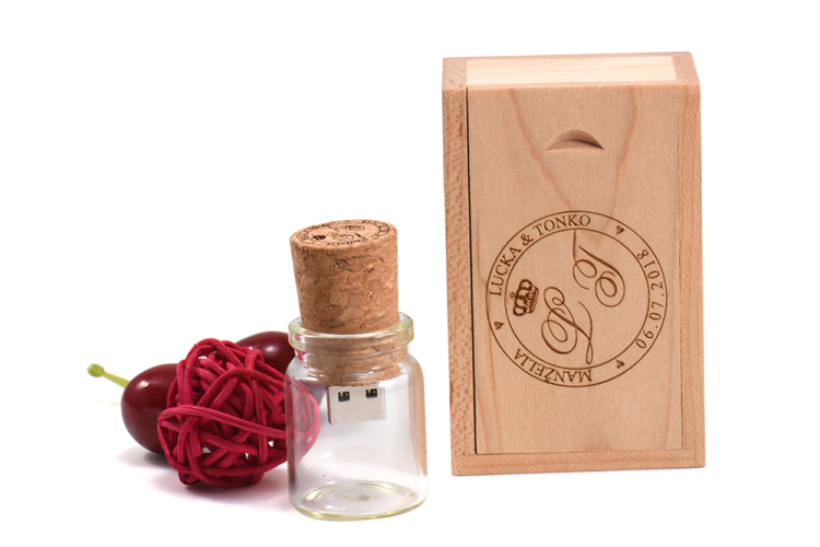 Wishing Bottle Shape USB Flash Drive