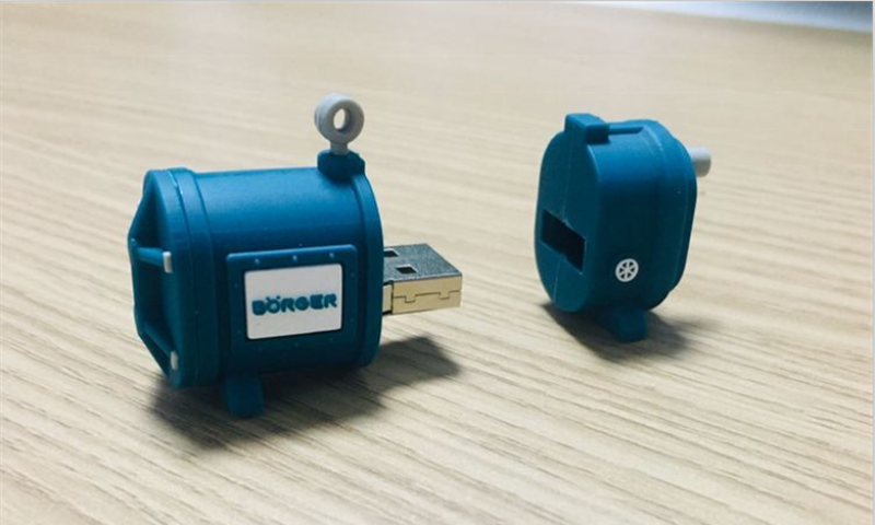 Creative shape PVC Custom USB with customer's idea