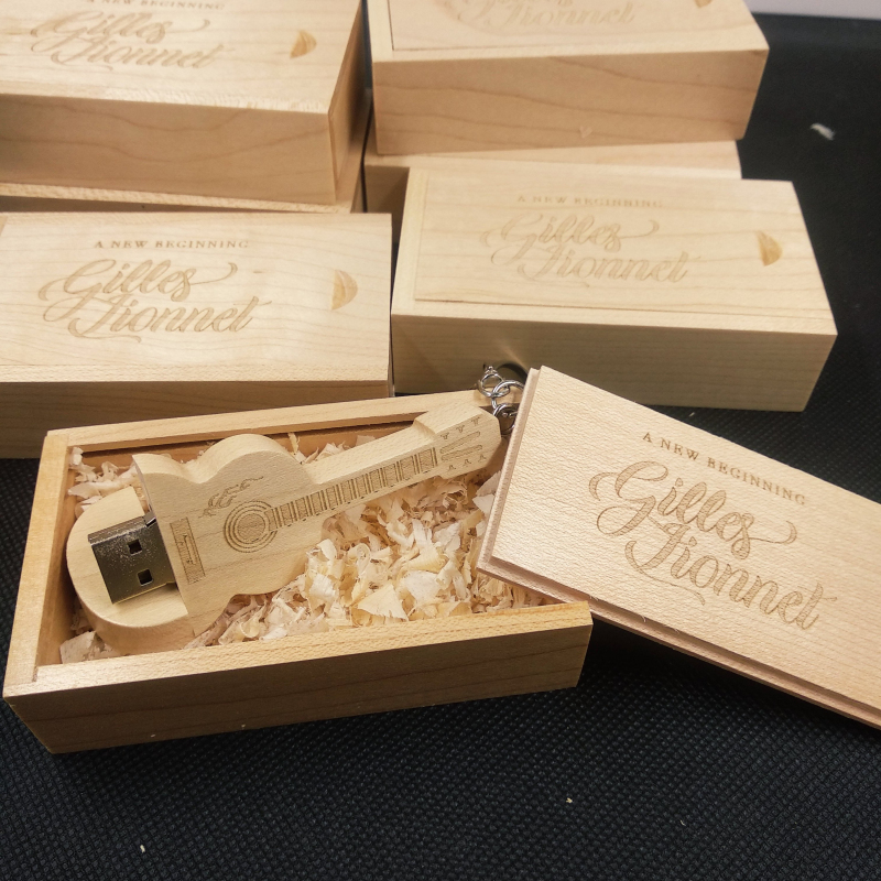 Guitar Wood USB Flash Drive