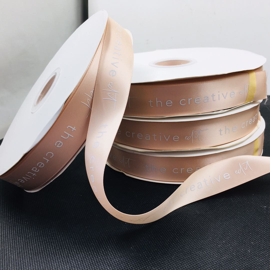 Personalized private print ribbon, customized print ribbon for company logo business/wedding decoration/flower/birthday party