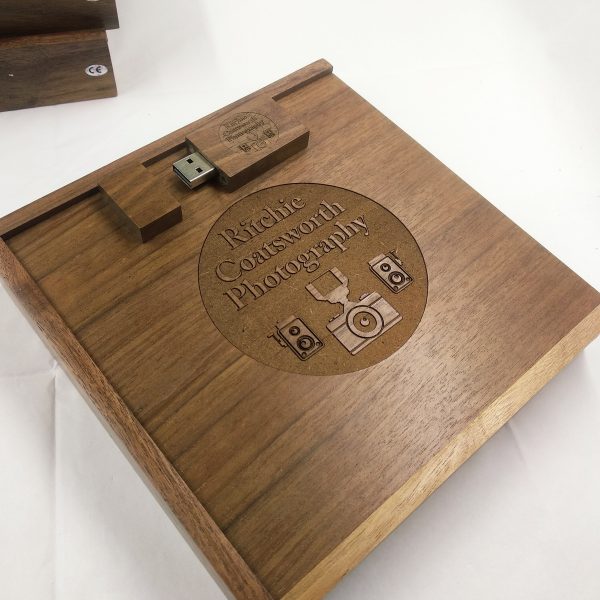 wooden usb drive & Photo wood box