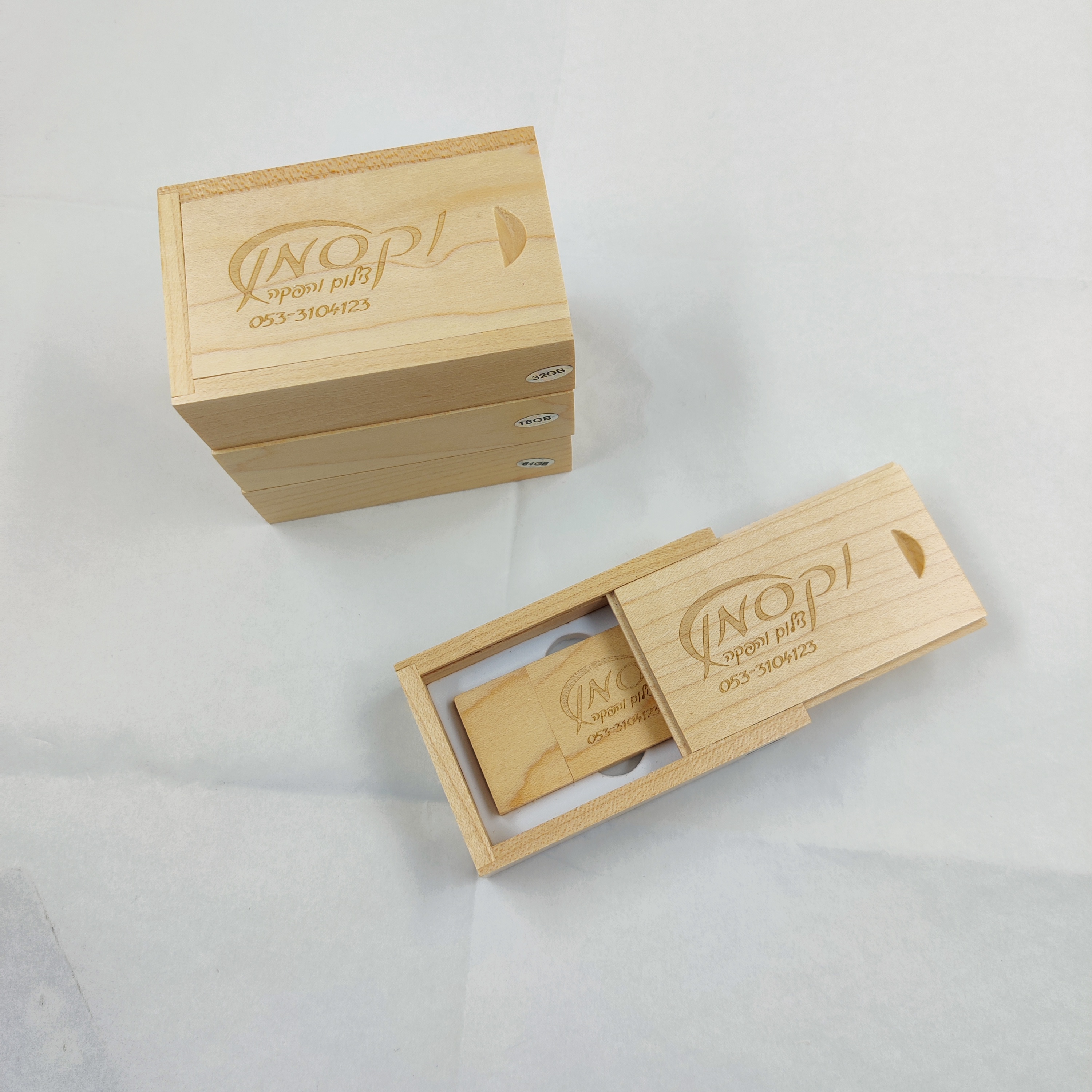 Happy New Year! New Wooden flash drive W-267 Order in 2021