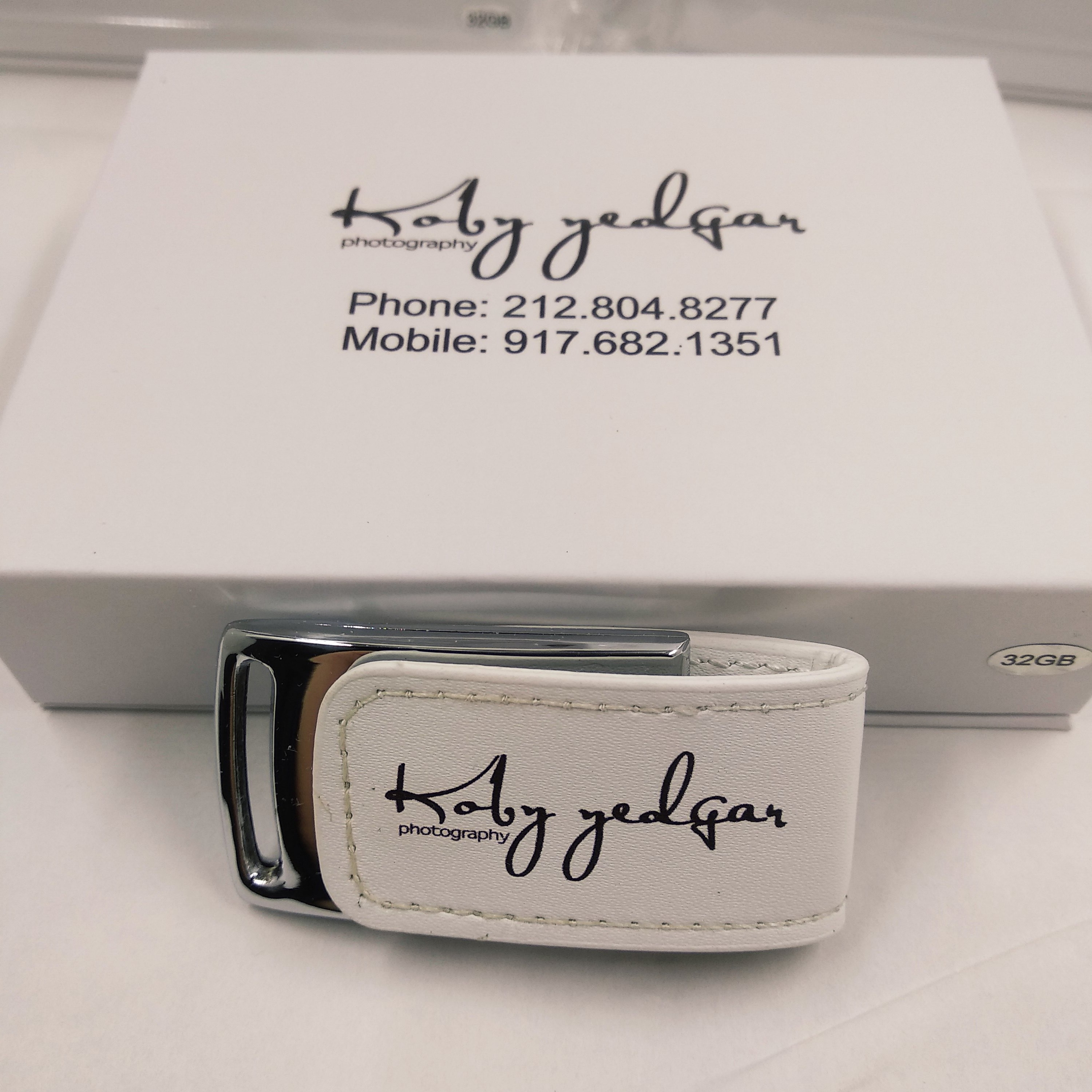 Leather Flash Drives U-315 for our regular client-Koby Yedgar Photography