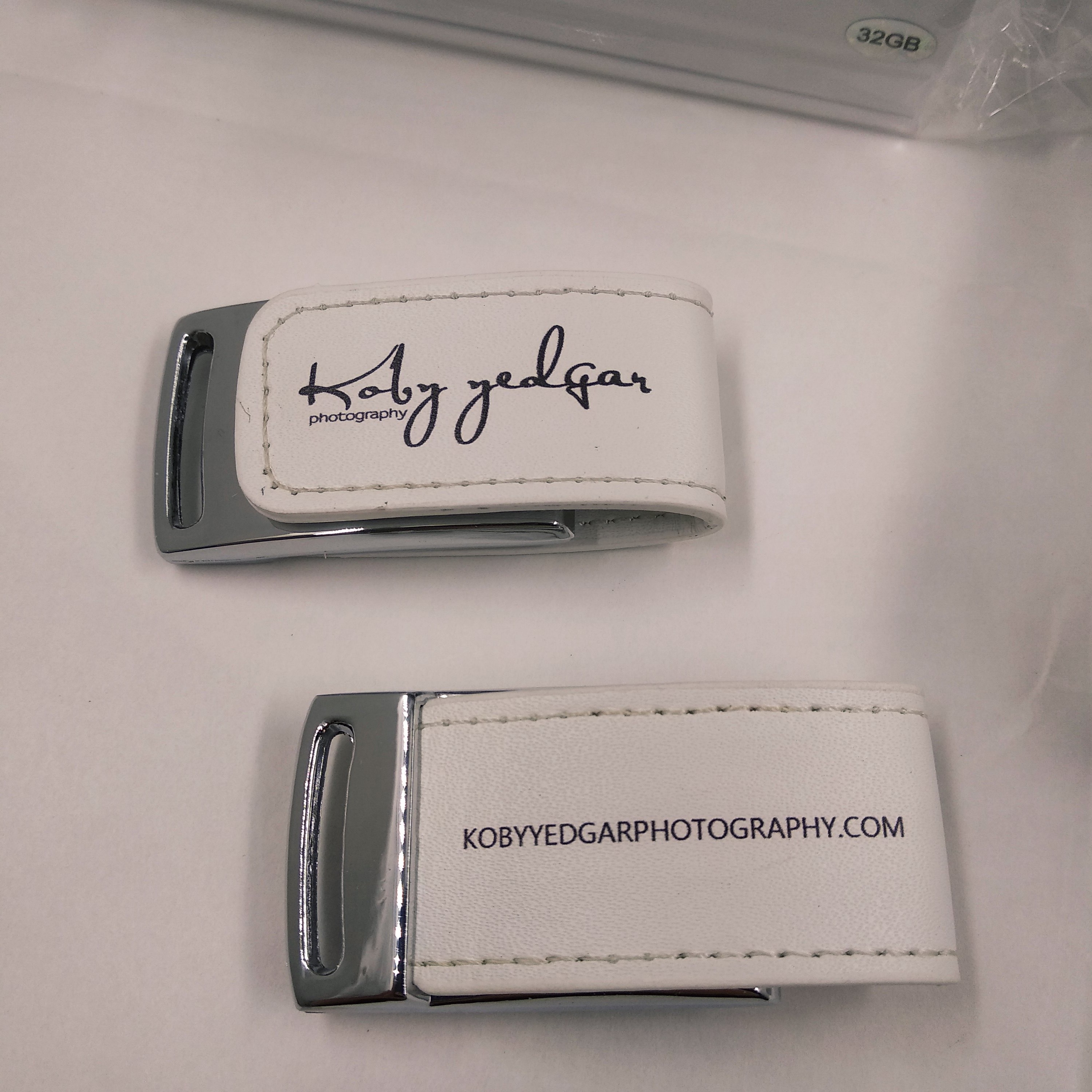 Leather Flash Drives U-315 for our regular client-Koby Yedgar Photography