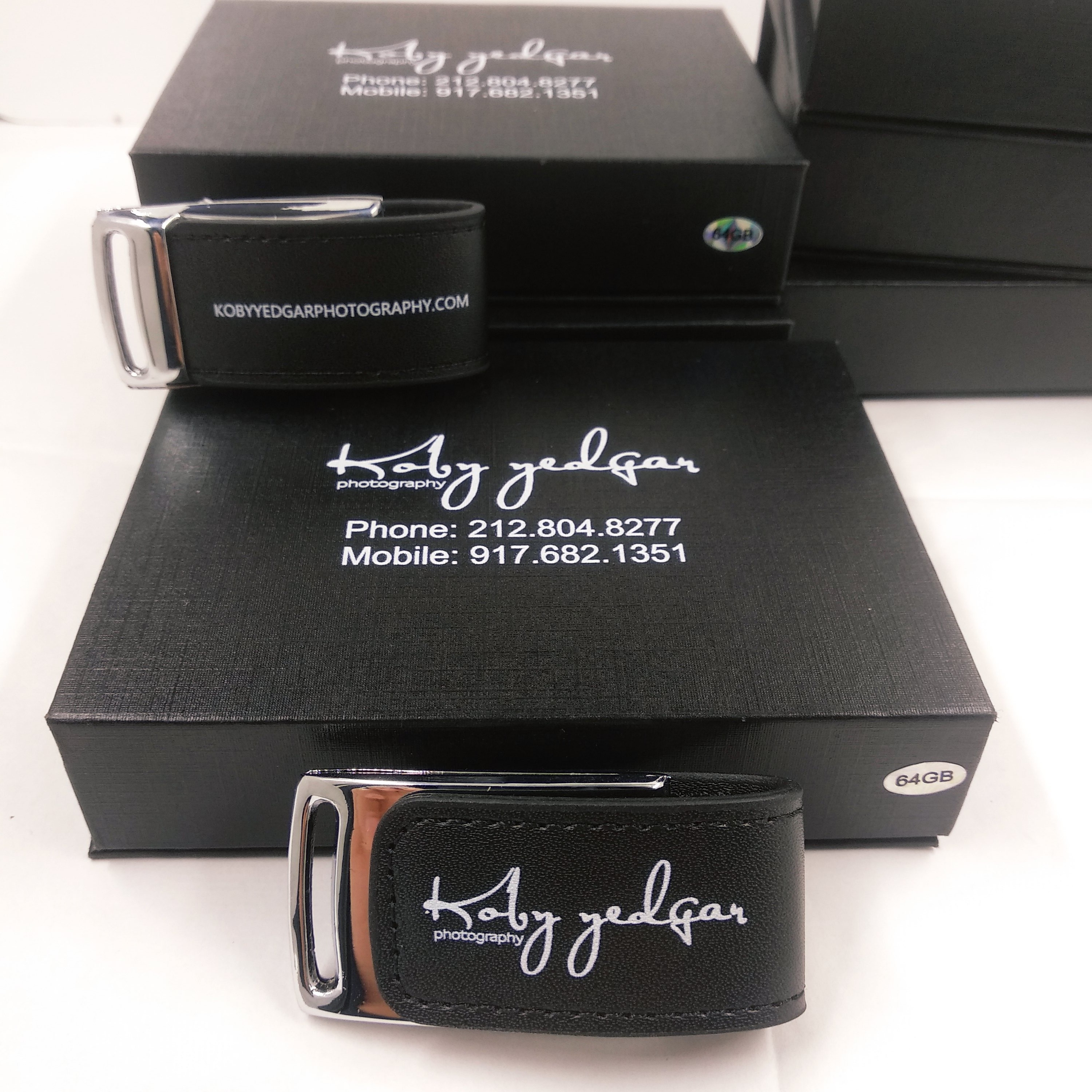 Leather Flash Drives U-315 for our regular client-Koby Yedgar Photography
