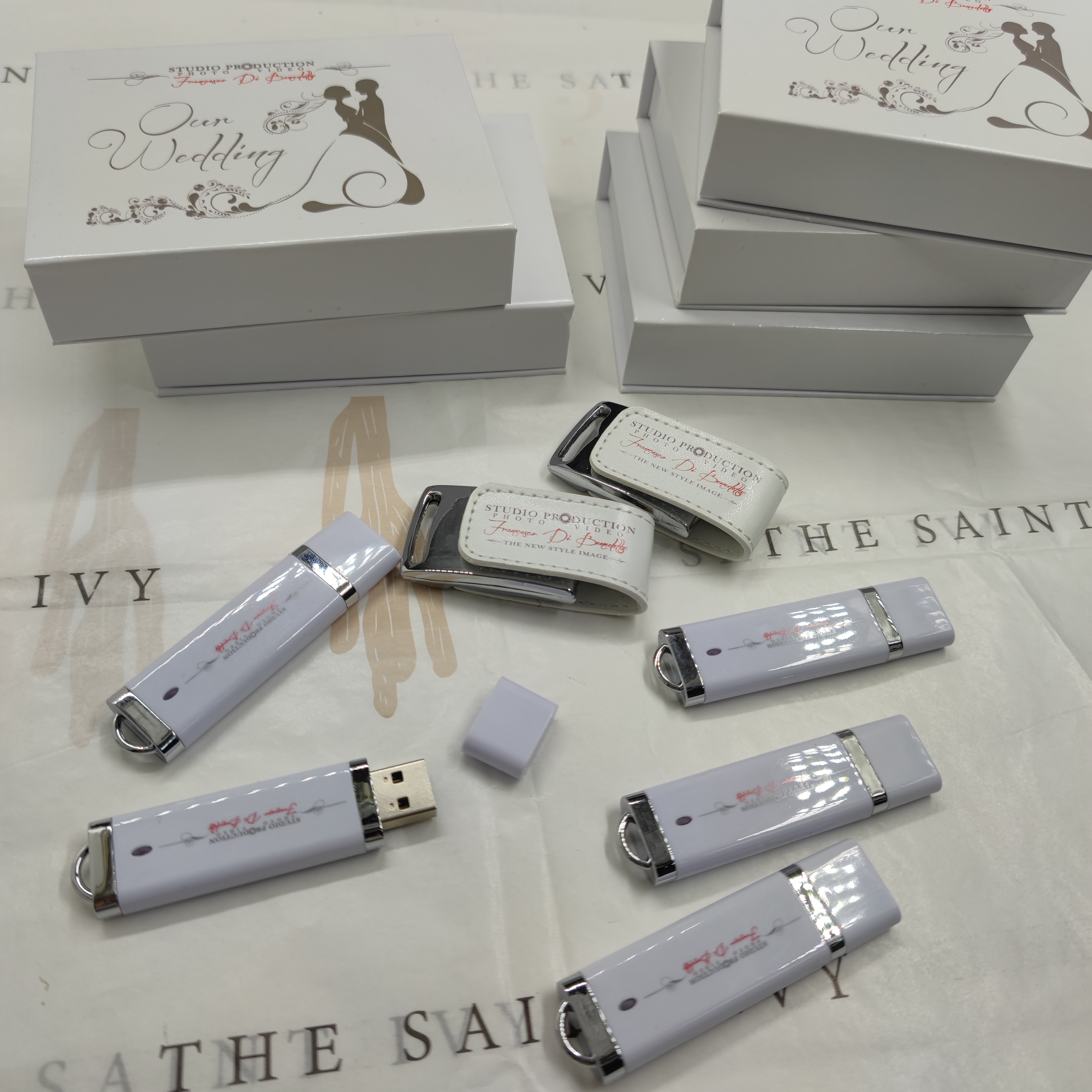 Custom Leather usb drive & Cap usb drive