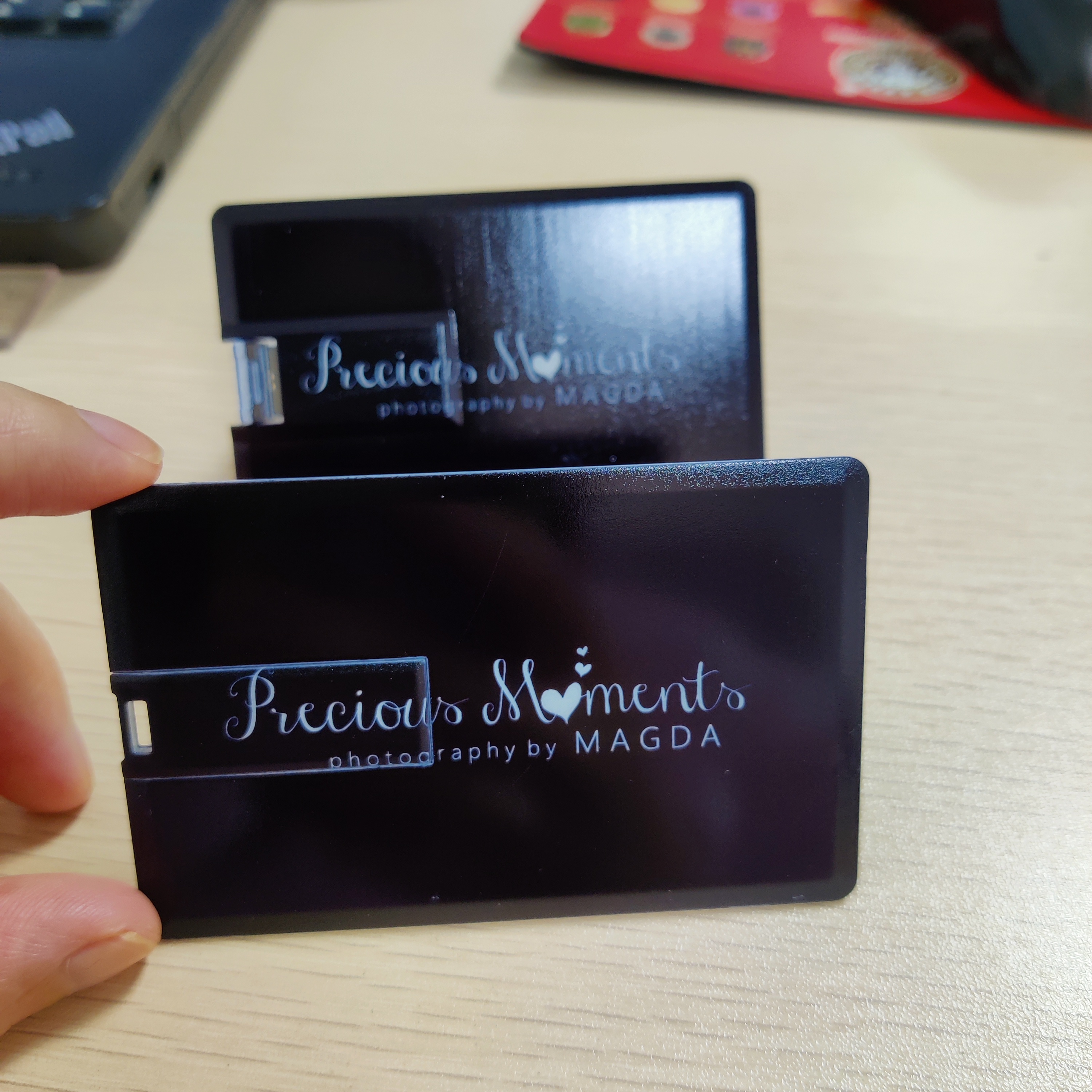 Credit Card USB flash drive Black small capacity