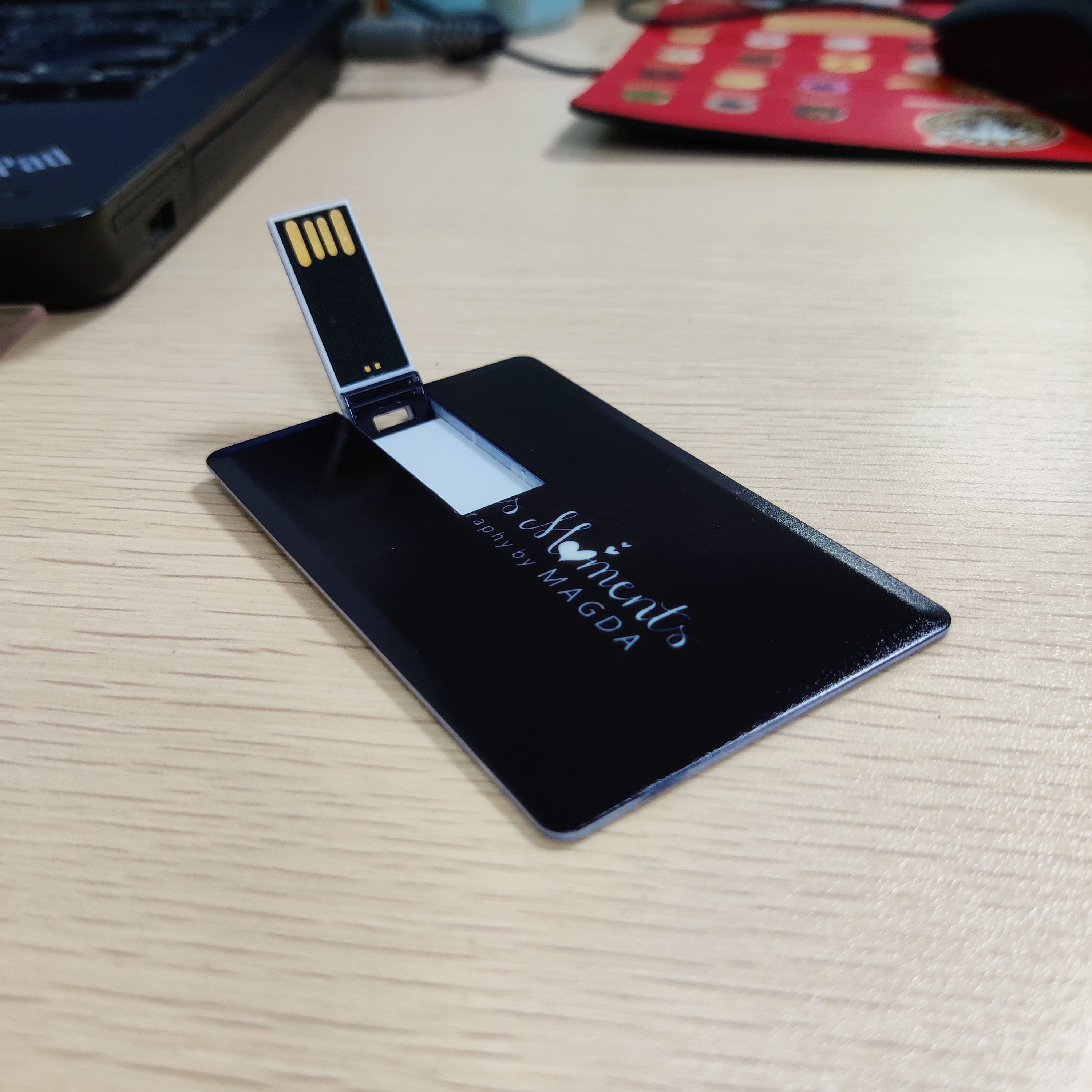 Credit Card USB flash drive Black small capacity