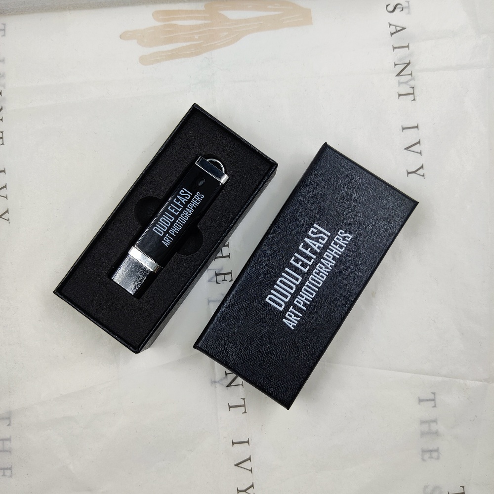 Black USB flash Drive USB3.0 32GB with black box 